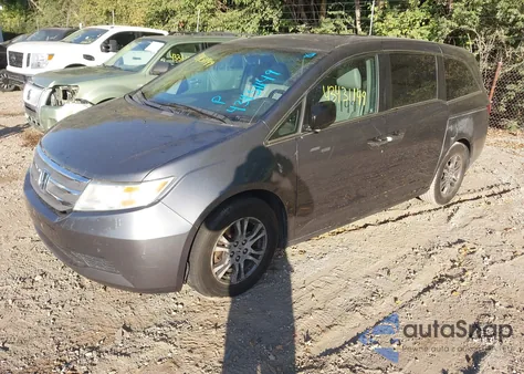 2012 Honda Odyssey Ex-L из США, поврежденный, VIN 5FNRL5H66CB005083